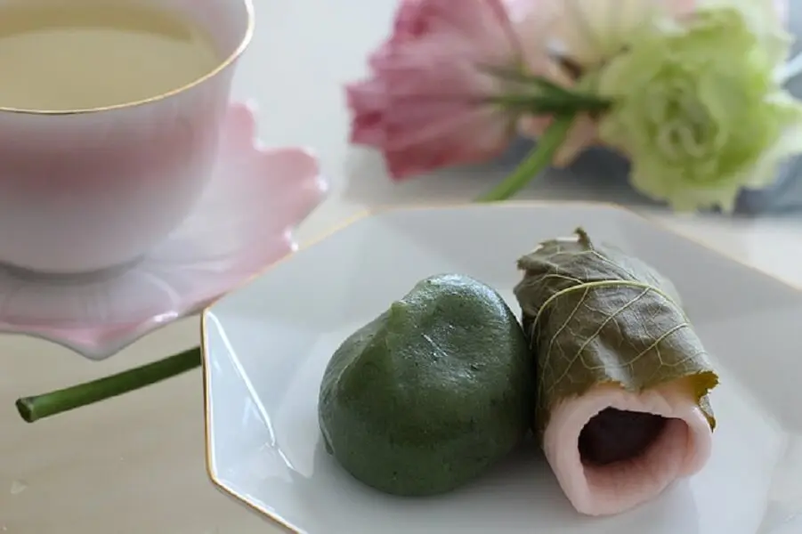 和菓子とお茶