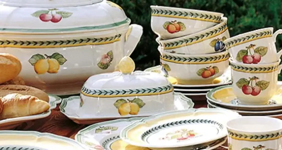 希少美品villeroy＆boch ビレロイボッホ フレンチガーデン クリスマス