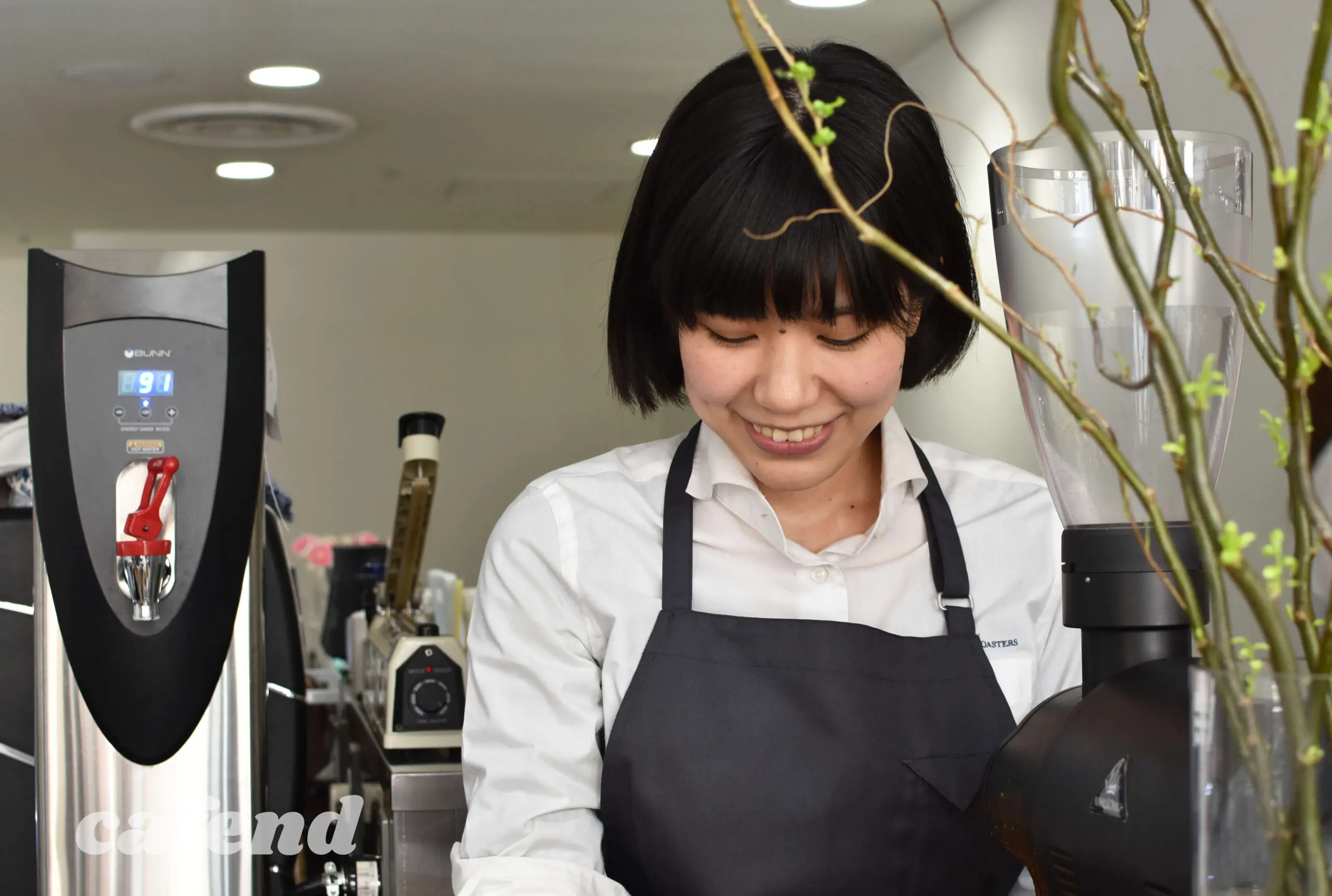 カフェ女 第2回 Scrop Coffee Roastersで穏やかな美女バリスタを発見